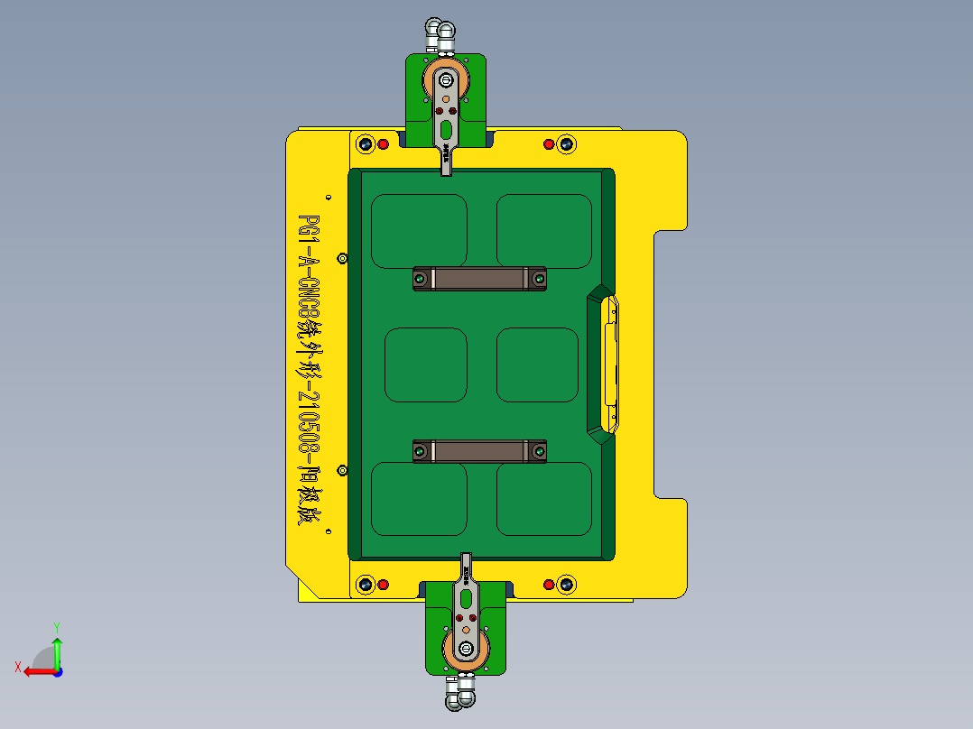 PG1-A-CNC8笔记本CNC工装夹具三维模型铣外形-阳极版-210508后视图