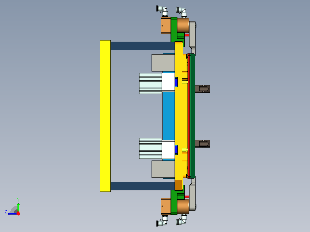PG1-A-CNC8笔记本CNC工装夹具三维模型铣外形-阳极版-210508右视图