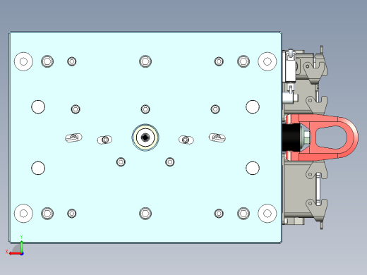 塑料热注道模具设计后视缩略图