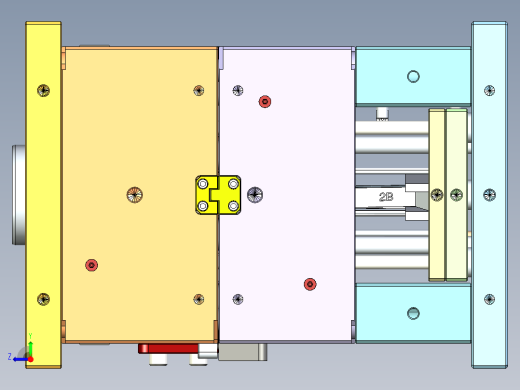 塑料热注道模具设计右视缩略图