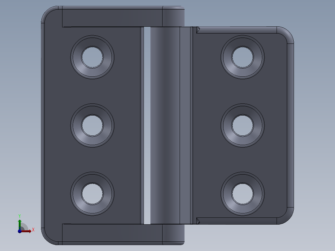 铰链、(8)前视图