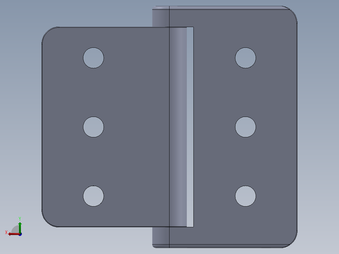 铰链、(8)后视图