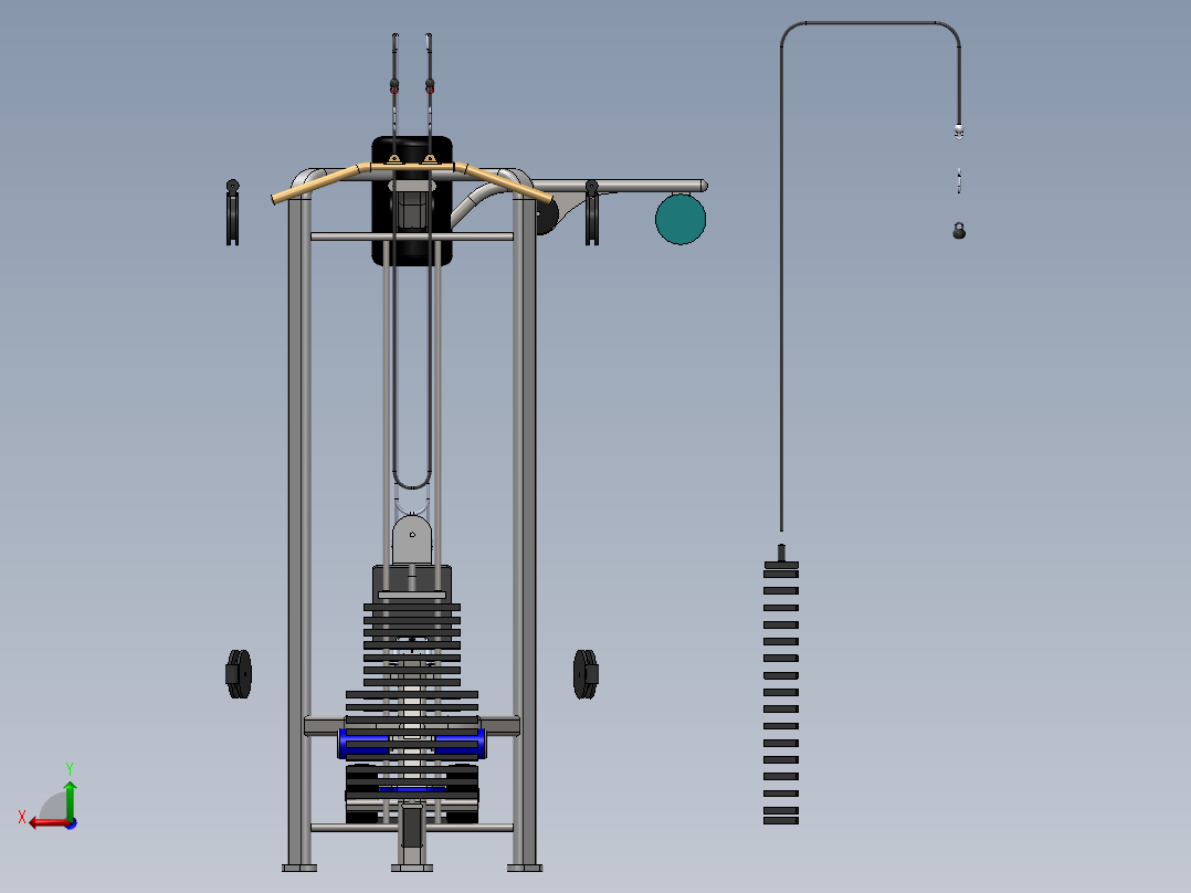 健身器材(41)后视图