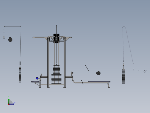 健身器材(41)左视缩略图