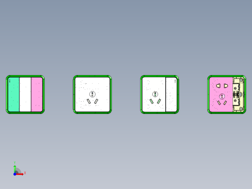精美开关插座前视缩略图