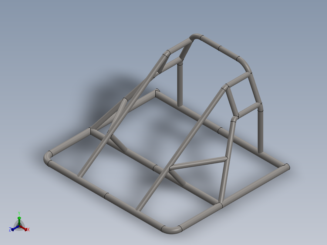 托盘架2正等轴测图