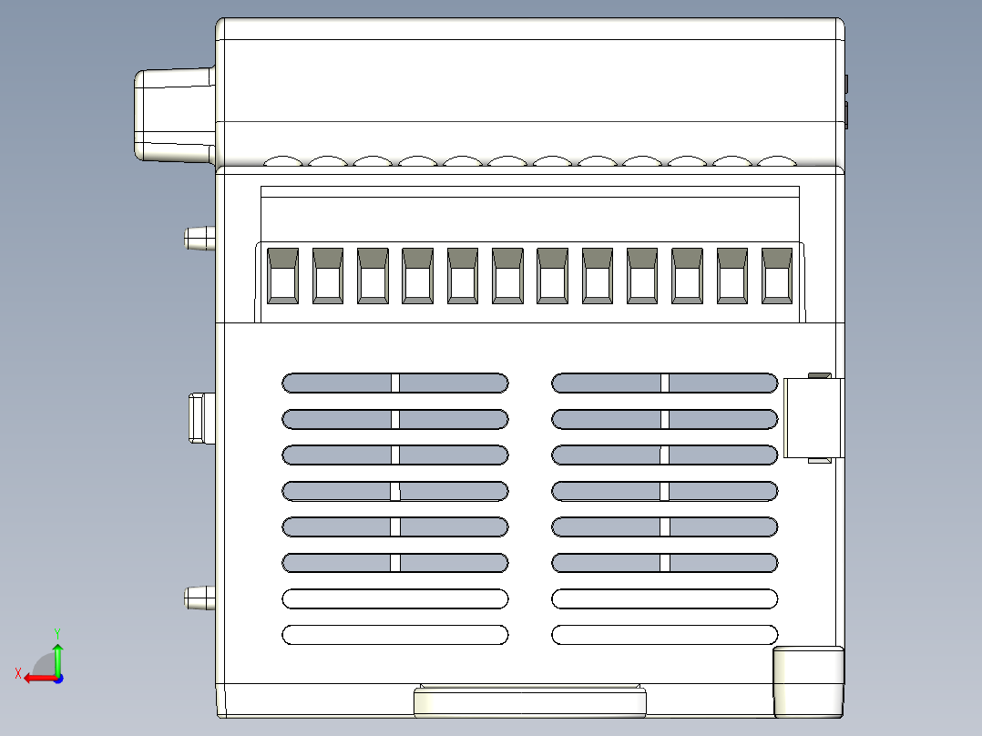 DELTA_IA-PLC_DVP06PT-E2后视图