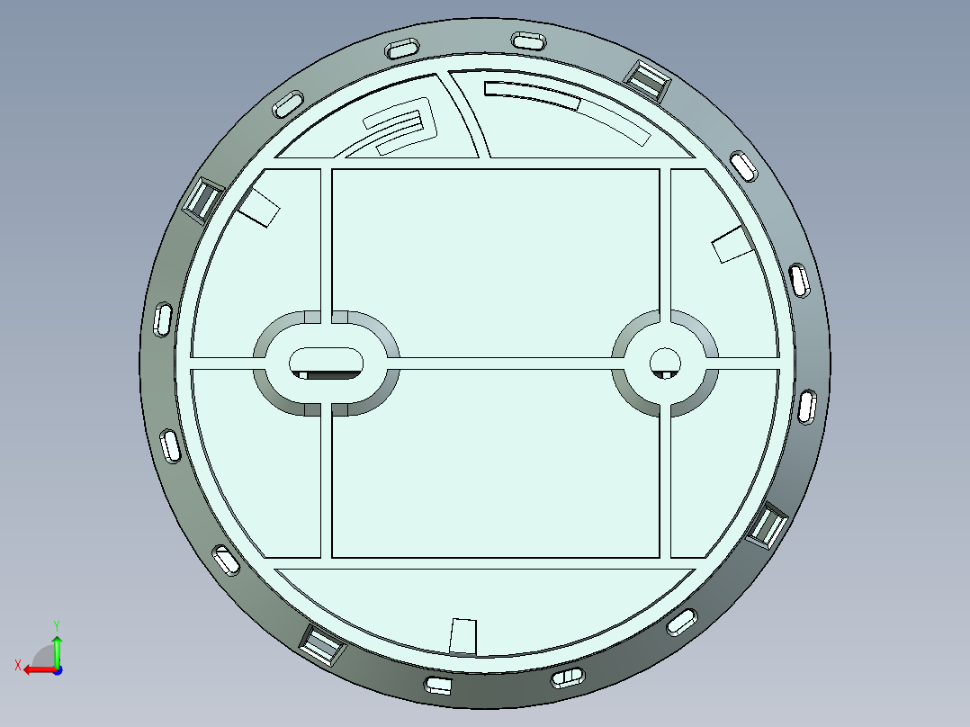 一氧化碳报警器后视图