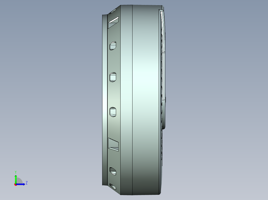 一氧化碳报警器左视图