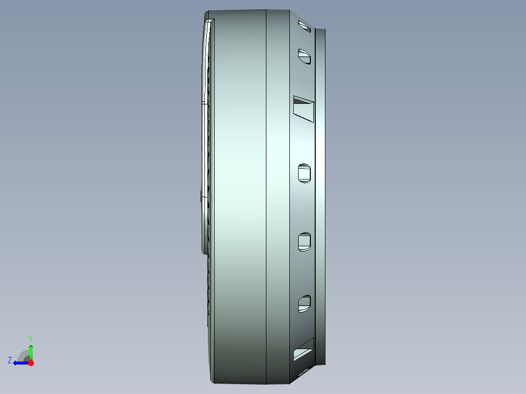 一氧化碳报警器右视图