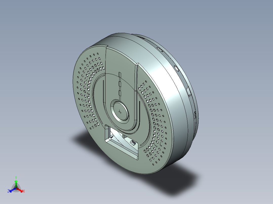 一氧化碳报警器正等轴测图