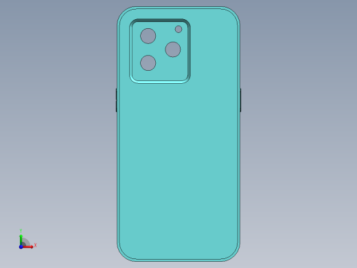 手机壳 Solidworks 模型前视缩略图