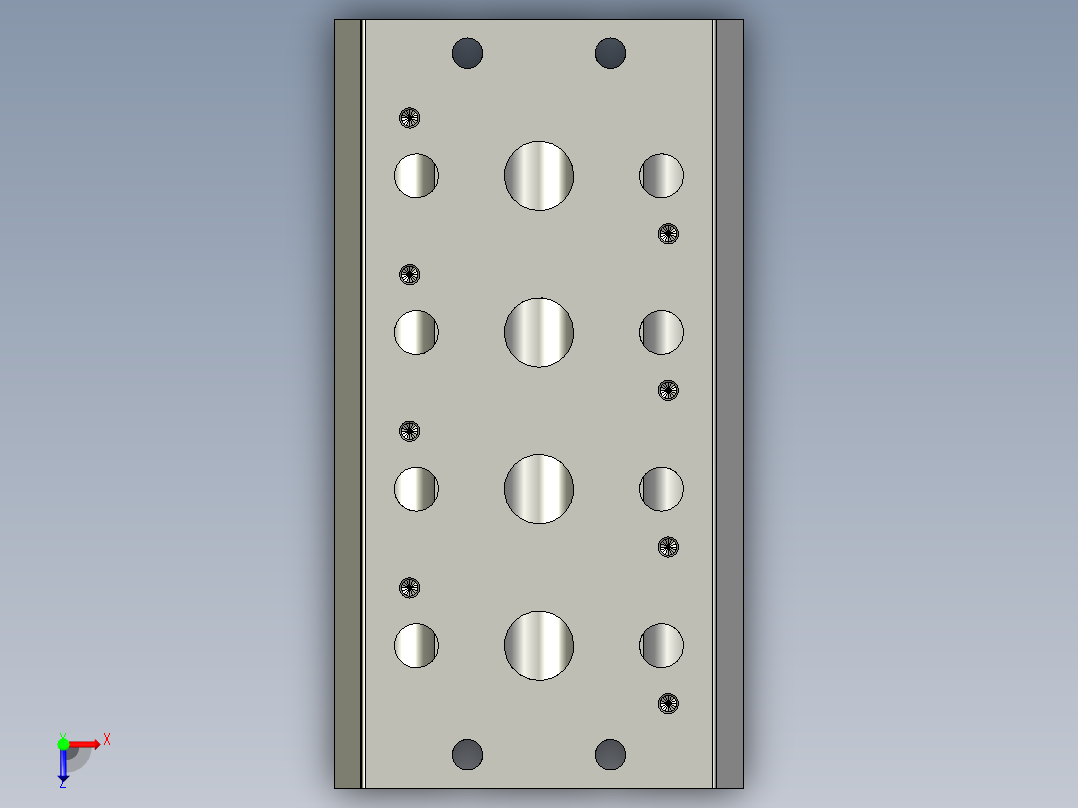 汇流板200M4F俯视图