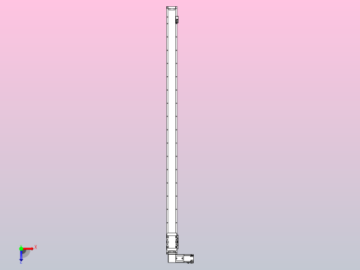 机器人皮带驱动直线轴TPA-GCB-80-P60-L1650-DL-M20-N3俯视缩略图
