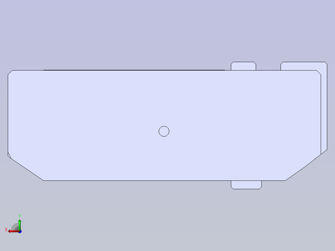 CNC铣孔翻转夹具后视图