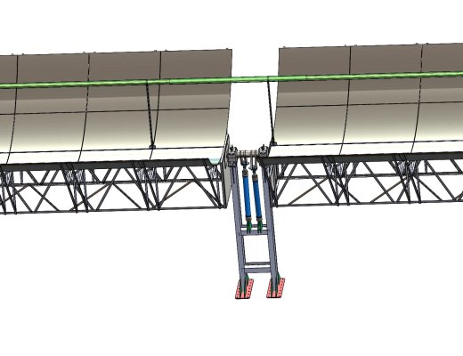 凸面镜太阳能跟踪系统3D数模图纸+STEP格式缩略图
