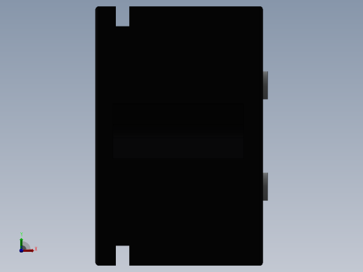 交流电源 PCB 连接器前视缩略图