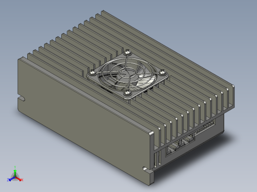 闭环步进电机与驱动器CL2C-RS86_3D模型