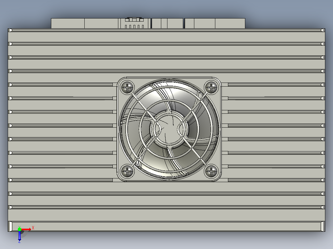 闭环步进电机与驱动器CL2C-RS86_3D模型俯视图