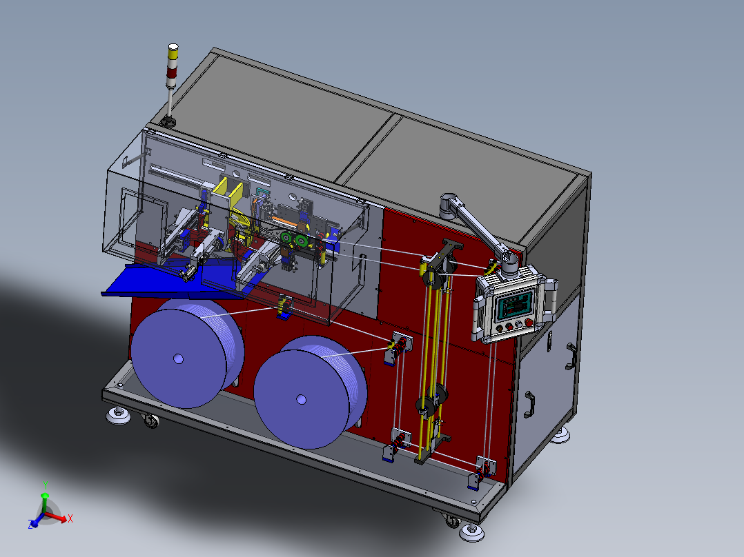 自动导管绕管焊接机含工程图sw18可编辑