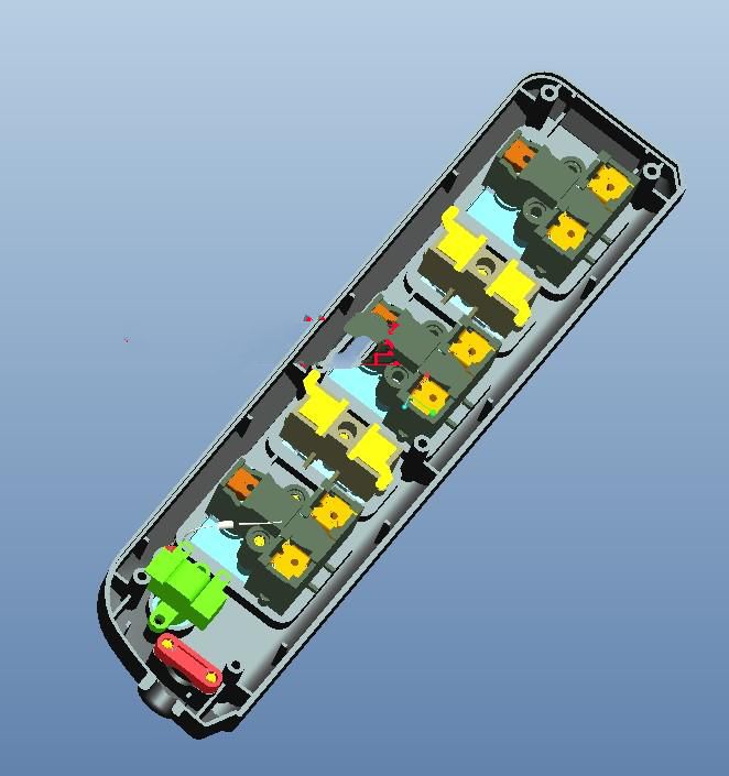 国标多位插座模型 3D图纸 国标插座 机械设备 3D模型文件素材