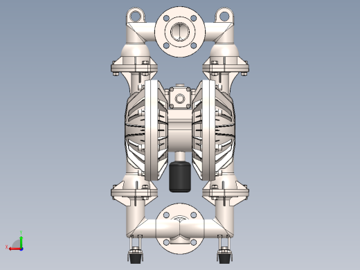 气动隔膜泵 solidworks2015后视缩略图