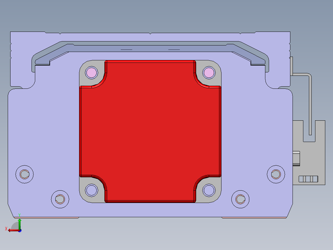 T210 150电动直线模组后视图