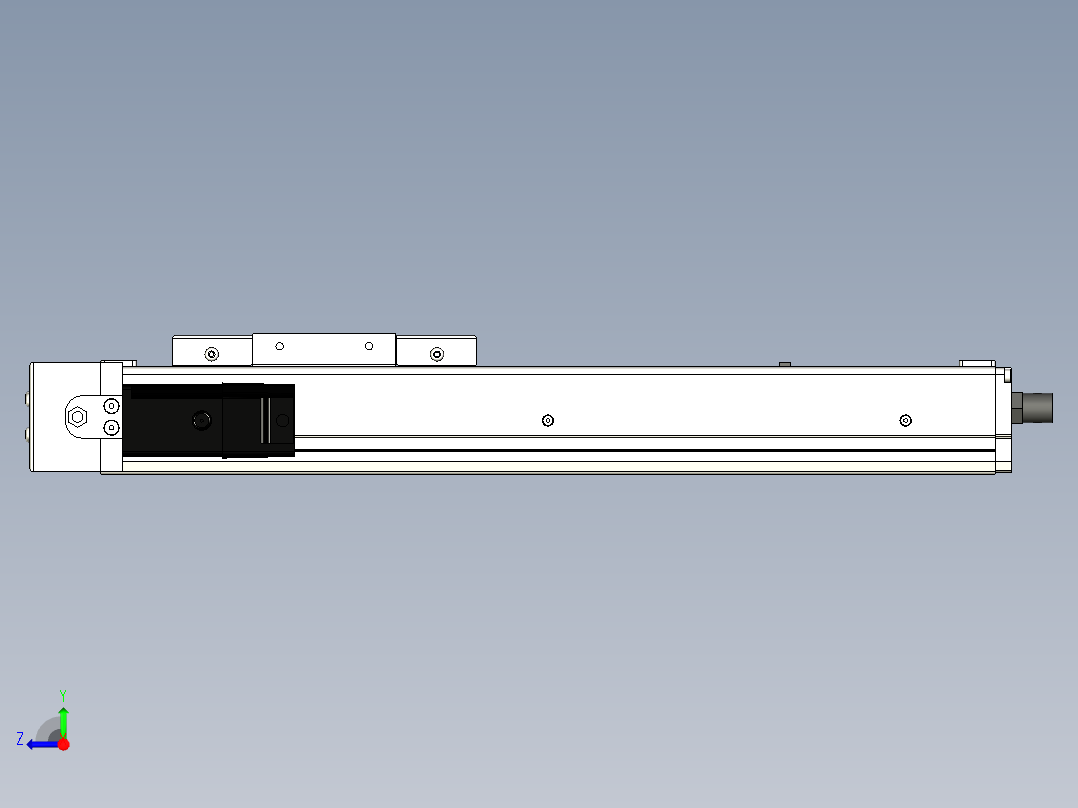 Toyo东佑达直线模组-ECH10-250-BL-100W右视图