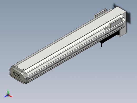 Toyo东佑达直线模组-ETH13-650-BM-200W+煞車正等轴测缩略图