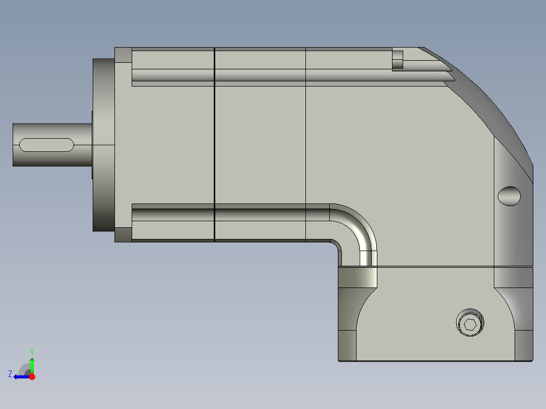 斜齿ZPGH090-L2 19-70-90-M5 CZ20.STEP右视图