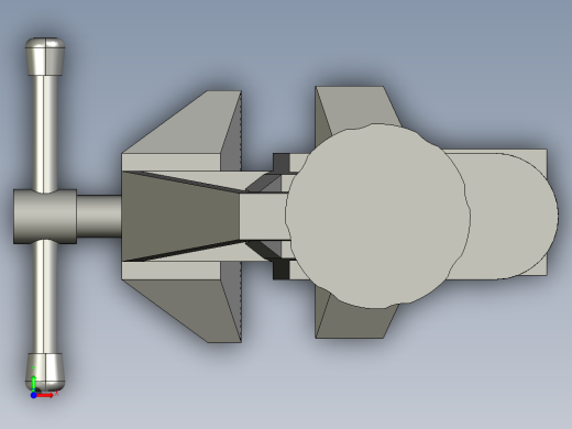 便携式桌面台虎钳前视缩略图
