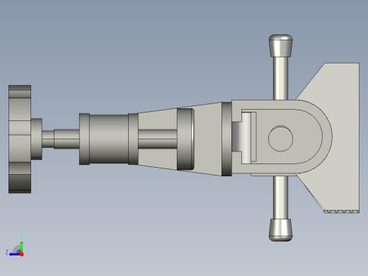 便携式桌面台虎钳右视缩略图