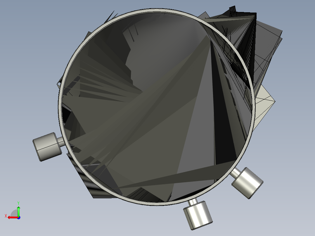 大恒相机镜头Daheng_HN-P-20M_3D_Modeling多系列图纸后视图