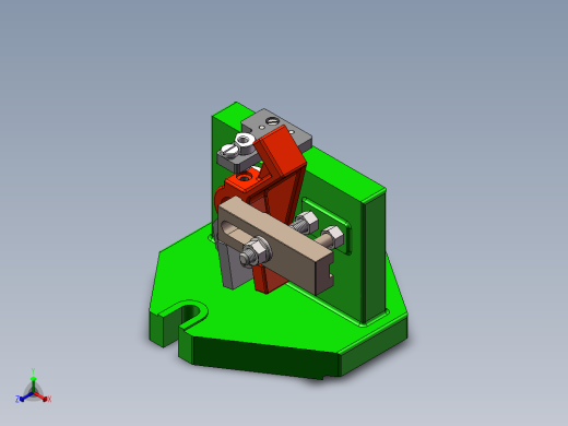 831009车床杠杆加工工艺及钻M8底孔夹具设计【含三维SolidWorks】正等轴测缩略图