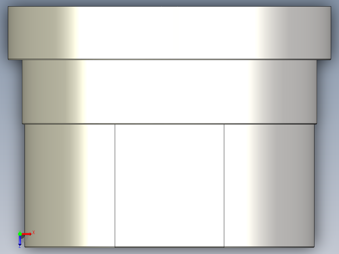 19QBFX 女性在a316l不锈钢螺纹管接头俯视图