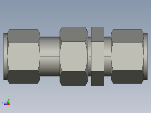 卡套式工业通用硬管接头12_wbu-s右视缩略图