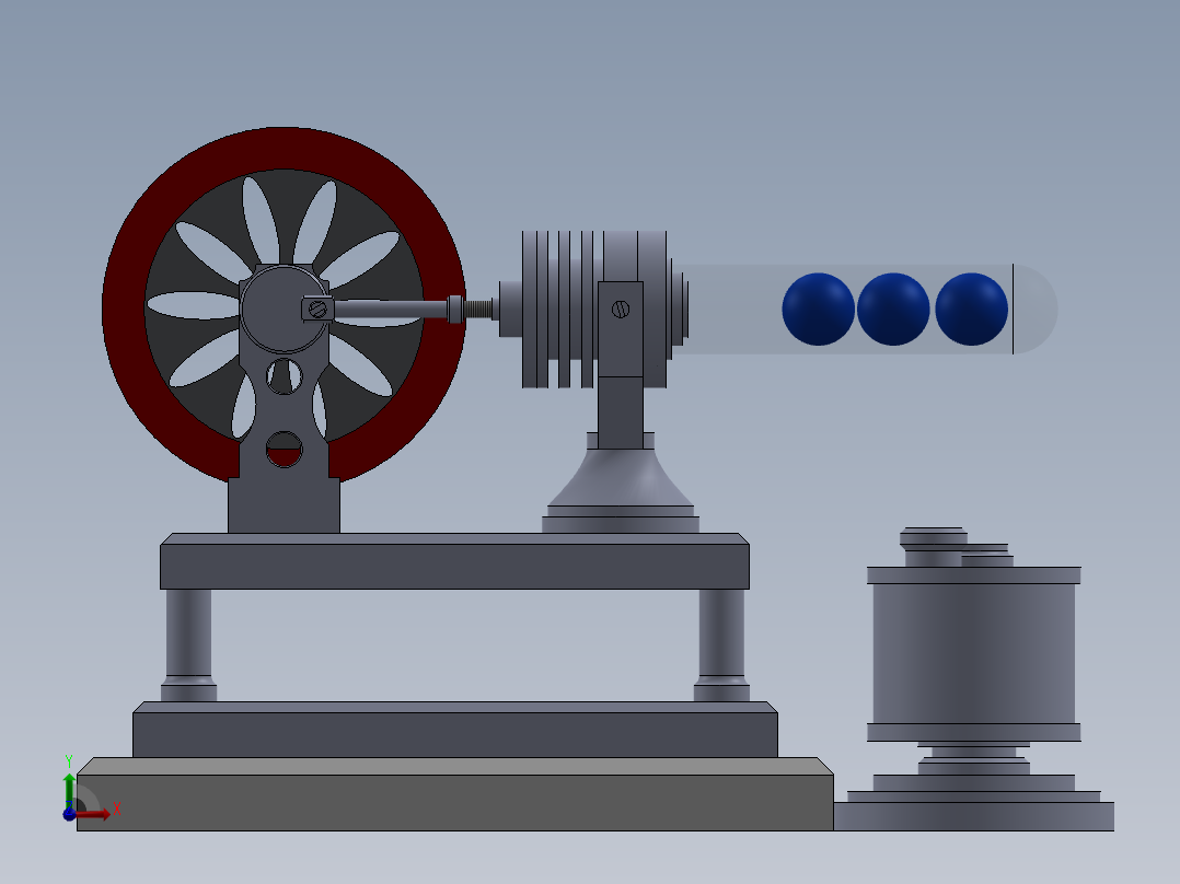 发动机 (52)主视图