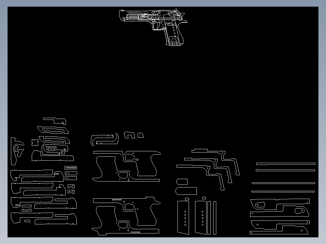 沙漠之鹰皮筋枪1