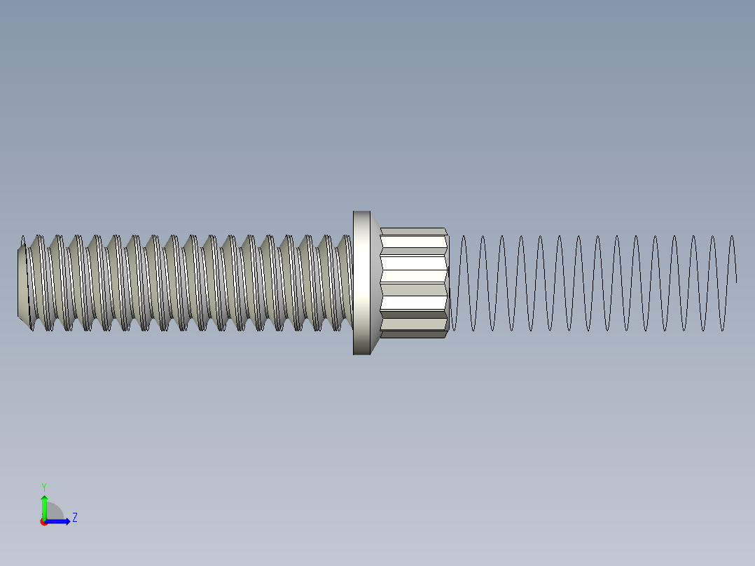 1-4in-20 7-8long 12-point screws.x_t左视图
