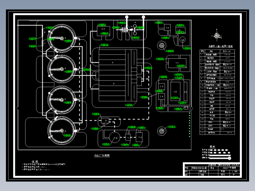 污水处理厂工艺设计图