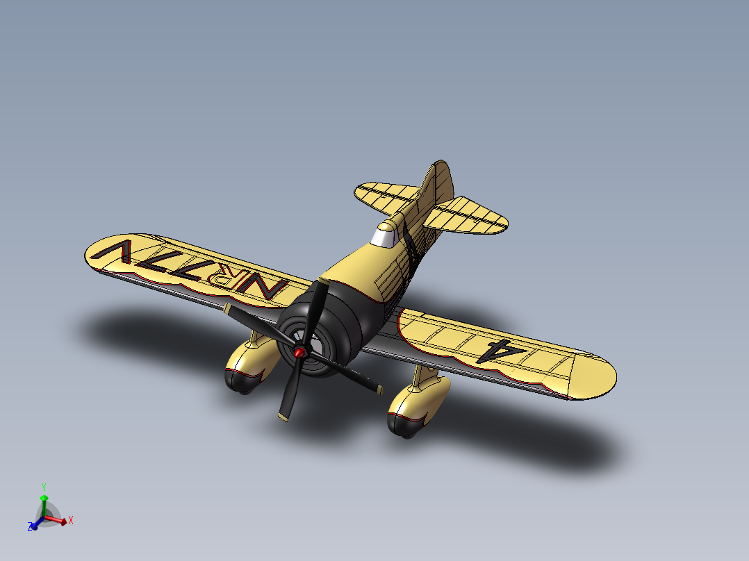 老式玩具战斗机