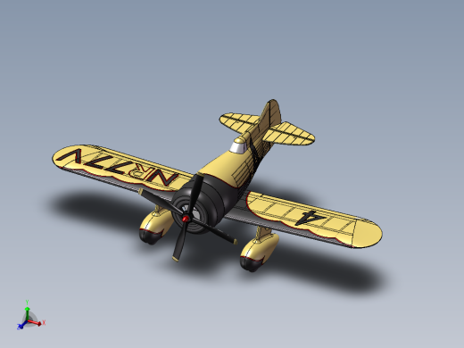 老式玩具战斗机