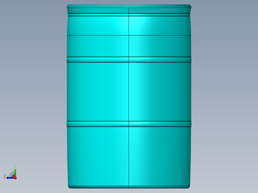 塑料桶右视缩略图