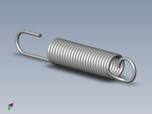 异形弹簧-96605K320_GALV SPRING-TEMPERED STL EXTENSION SPRING