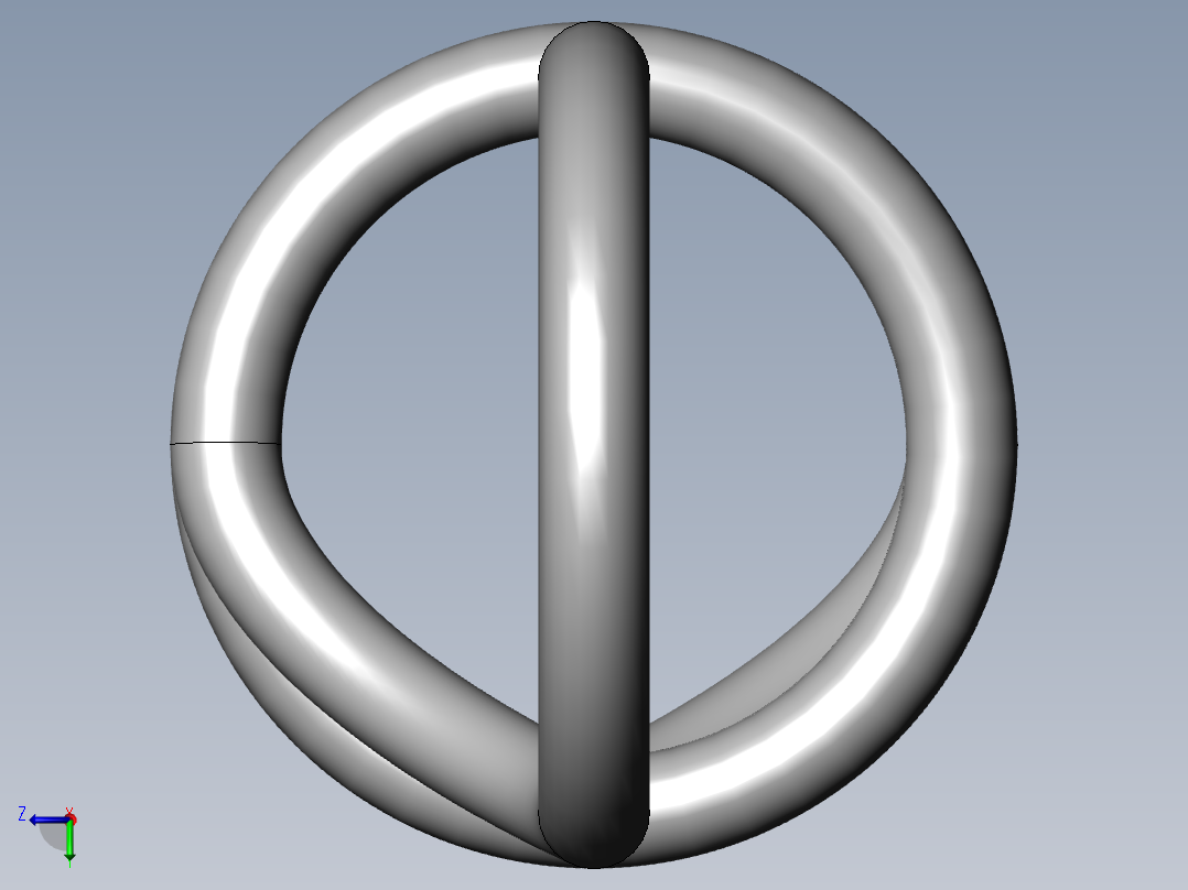 异形弹簧-96605K320_GALV SPRING-TEMPERED STL EXTENSION SPRING左视图