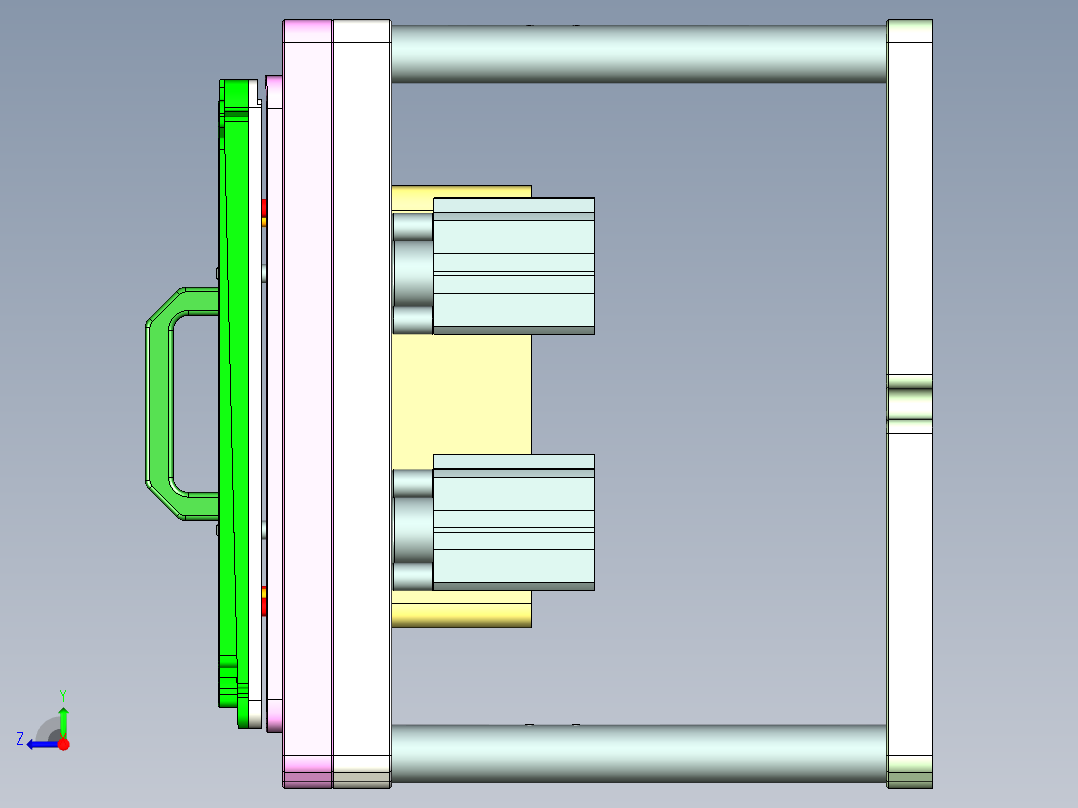 AAPBO-TRIM-CNC1笔记本CNC工装夹具三维模型-0106右视图