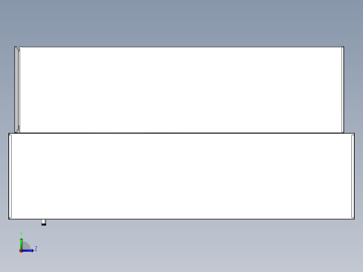 静电一体机烟罩--三代机（sw21可编辑+cad）左视缩略图