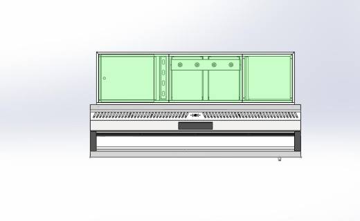 静电一体机烟罩--三代机（sw21可编辑+cad）缩略图