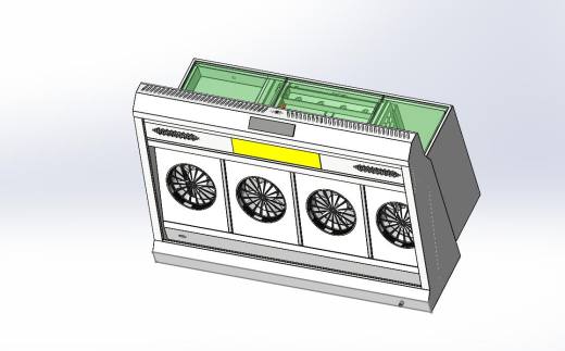 静电一体机烟罩--三代机（sw21可编辑+cad）缩略图