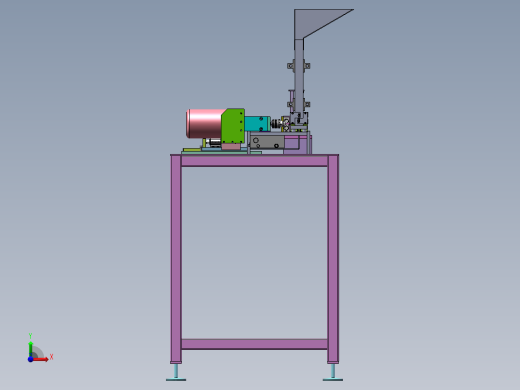 钢管钻孔机sw18可编辑前视缩略图